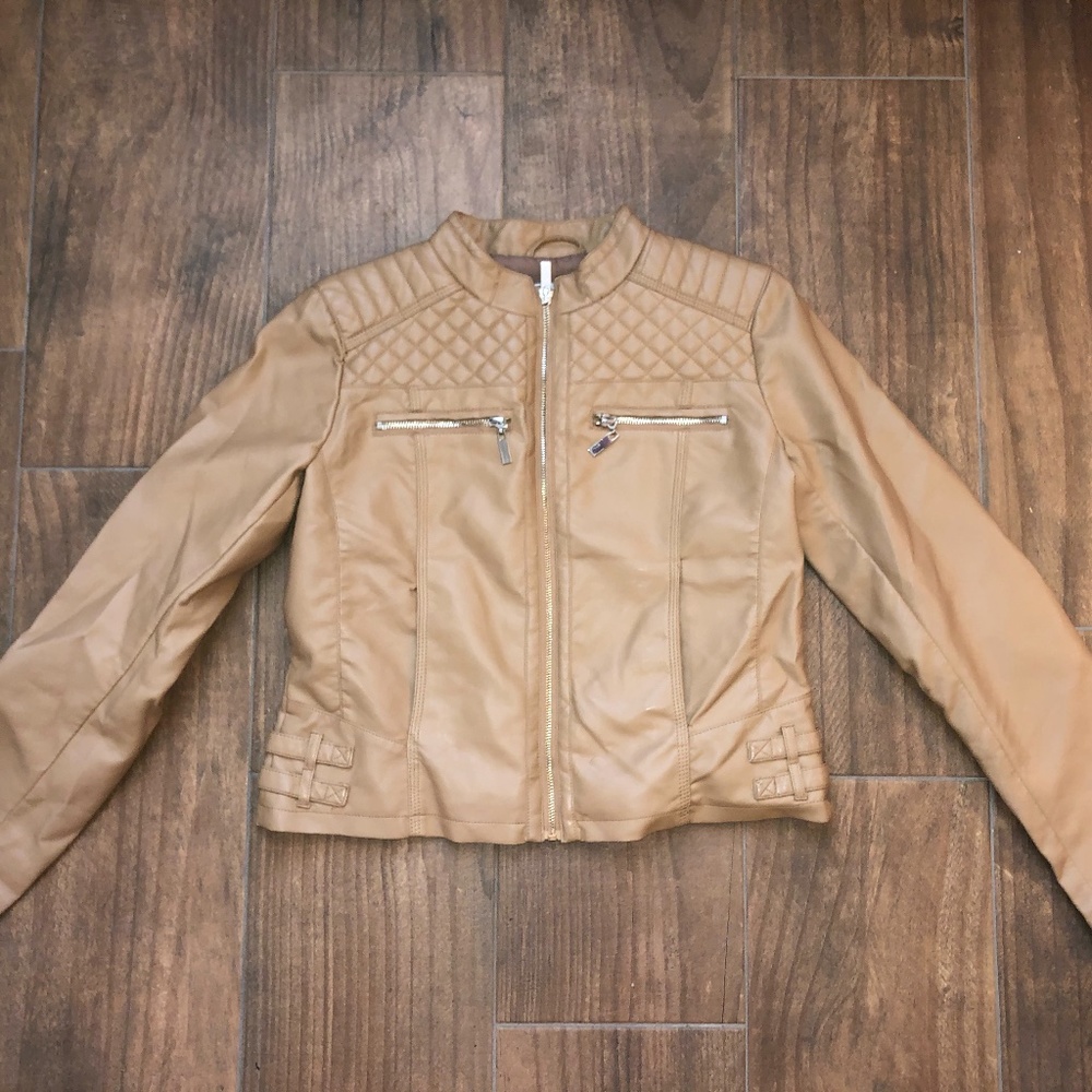 TAN JACKET